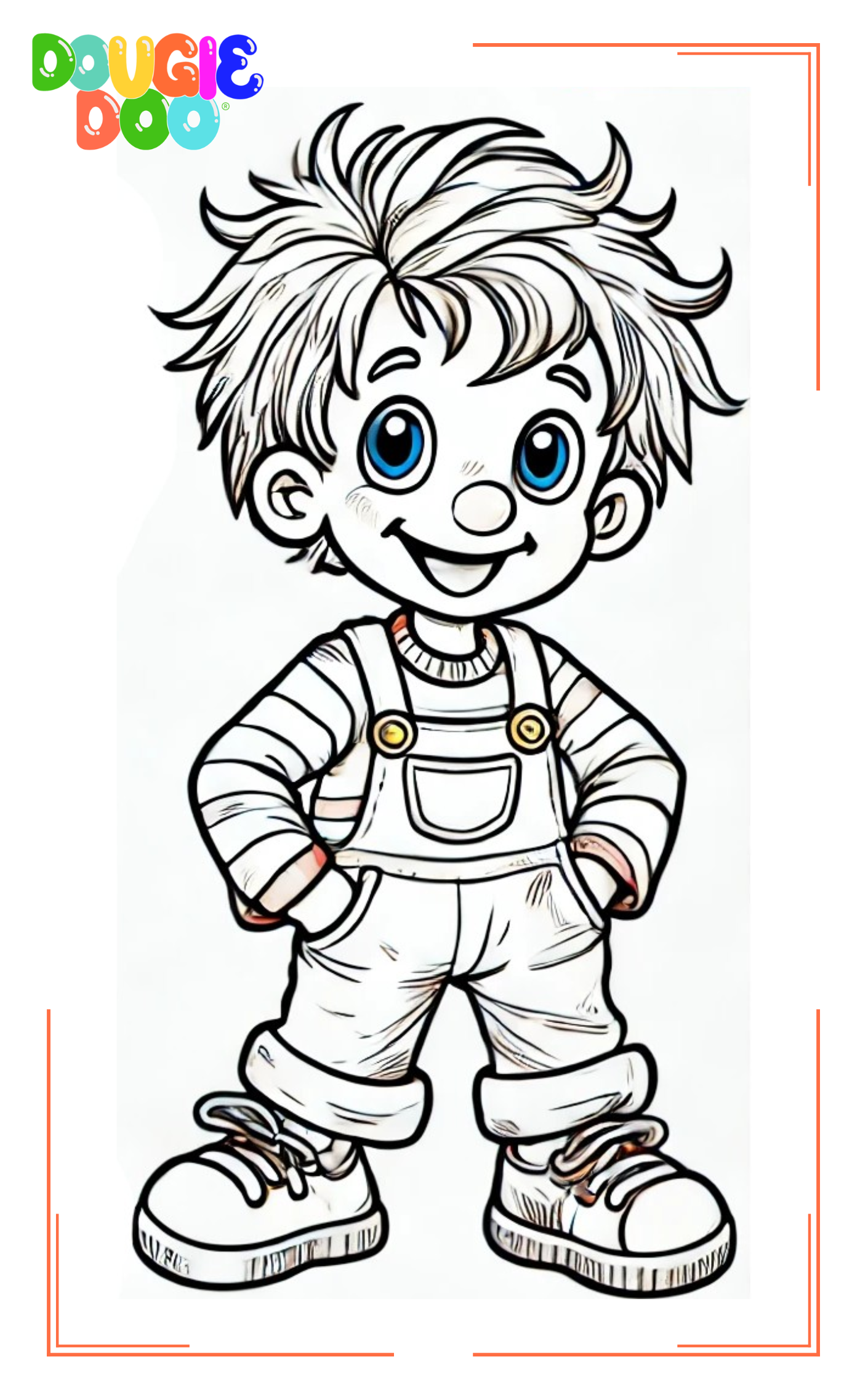 Dougie Doo Coloring Page