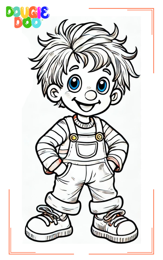 Dougie Doo Coloring Page
